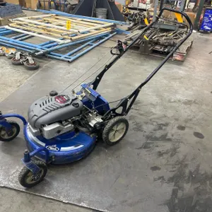 Caster Wheel Blue walk-behind mower with Briggs & Stratton Intek Edge 6.5 OHV