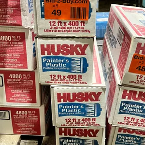 (4) Rolls of Husky Painter's Plastic
