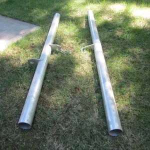 (2) 3.75" Metal Pipes