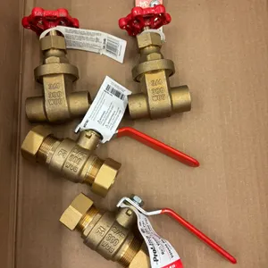 (2) 3/4" Ball Valve and (2) 3/4" Gate Valves