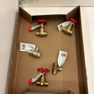 (2) 1/2" and 3/8" Ball Valves and (3) 1/2" Stop and Waste Valves