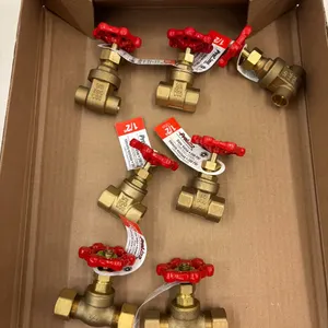 (4) 1/2" Gate Valves and (2) Stop Valves