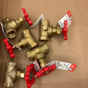 (2) 1/2" Stop Valves and (3) 1/2" Stop and Waste Valve