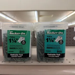 (2) 800 Count Buildex Backer-On 1 1/4" Screws