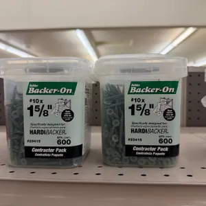 (2) 600 Count Buildex Backer-On 1 5/8" Screws