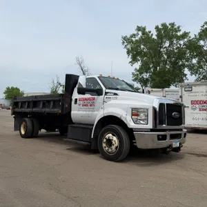 2016 Ford F-650 With Hydraulic Dump Box