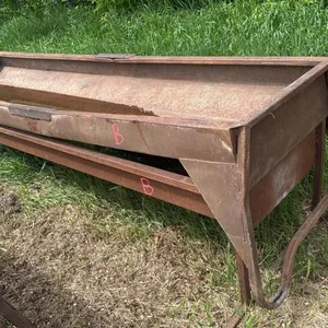 10’ metal feed trough (B)