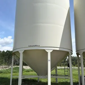 (Bin 71) Meridian MGM3000 hopper bottom grain bin s/n6220100631185