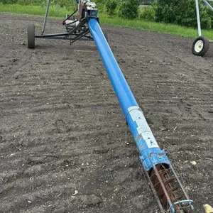 Brand 745 auger with 5hp 1ph motor S/N NA