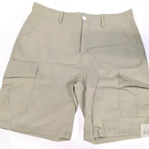 New Size MED Women's Cotton Linen Blend Lightweight Cargo-Style Shorts