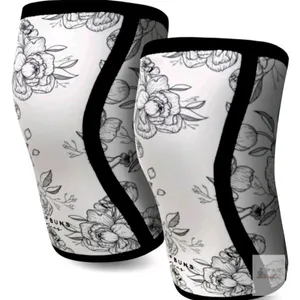 New Size XXL Women's MightyBuns 7mm Knee Sleeves (1 Pair) | Knee Compression and Support for Weightlifting, Powerlifting, Crossfit, Weight Training, G