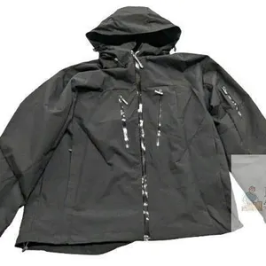New Size 3XL (See Desc) Unisex Seal Wind, Rain & Snow-Resistant Lightweight Jacket With Attached Hood