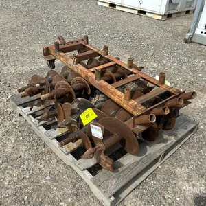 Quantity of (10) Auger Bits (Round for 1 Man) w/ Stand