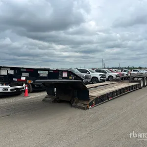 2003 J C Trailers Quad/A Double Drop Removable Gooseneck Lowboy Trailer