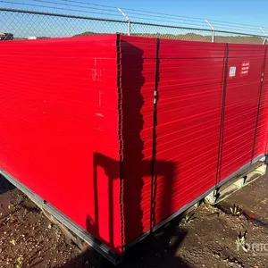 Quantity of (46) 7 ft 6 in x 6 ft Powder Coated Site Fence (Unused)