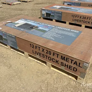2026 AGR-LS1220 12 ft x 20 ft Metal Livestock Shelter (Unused)