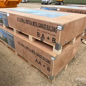2026 AGR-MS2642 42 ft x 26 ft All Vertical Metal Garage Building (Unused)