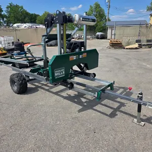 2021 Woodland Mills Portable HM122 Bushlander XL Sawmill 9.5HP on Trailer