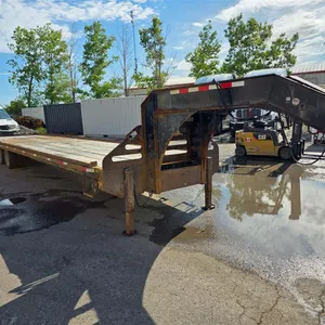 2020 Midsota 39' T/A Gooseneck Tilt Flat Deck Trailer