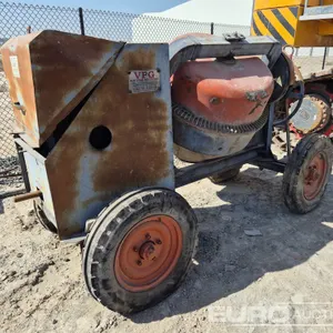 VPG Portable Diesel Concrete Mixer (GCC DUTIES NOT PAID) 