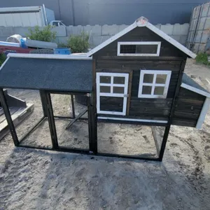 Fancy Chicken Coop - Total Size 57 x 89 x 33"