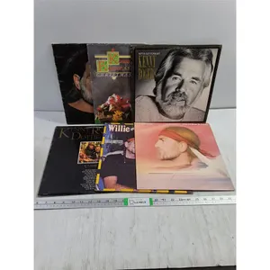 (6) Record Albums Featuring Willie Nelson and Kenny Rogers