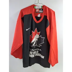 (1) Vintage NIKE Team Canada Hockey Jersey-Size Medium