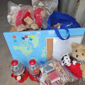 Crafting Stamps, Plush Bears, Metal Map, and Jelly Belly Machines