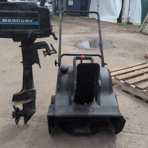 Yard Works Snow Blower and Mercury Boat Motor