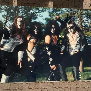 KISS Cover Band Member Mounted Photograph