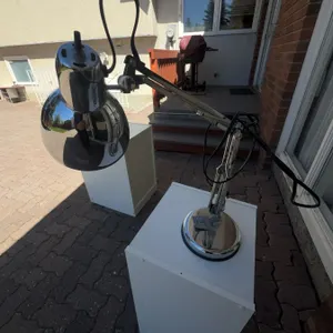 Adjustable Chrome Desk Lamp