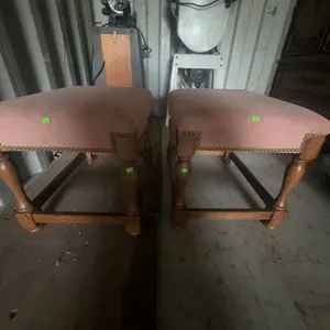 Upholstered Wooden Stools