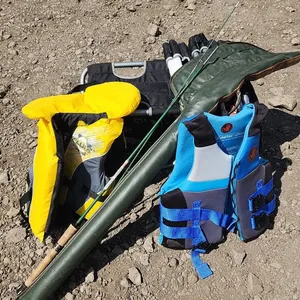 Fishing Stools, Floatation Vests, and Gladding Spinng Rod