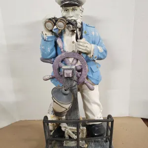 21" Tall Sailor Garden Décor w/ Solar Light (not Tested)