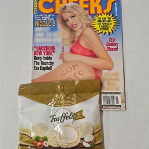 2000 Cheeks Magazine with Truffels Packet.