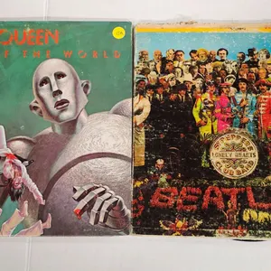 Queen and Beatles Lonely Hearts records