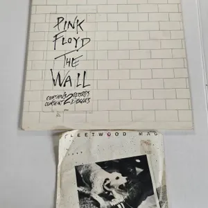 Pink Floyd (2 records) and Fleetwood Mac