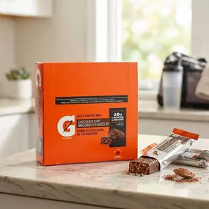 Gatorade Whey Protein Bar 12 x 80g, Chocolate Chip