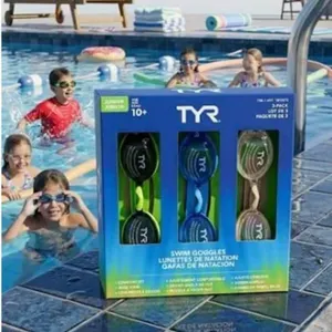 TYR Junior Swim Goggles 3-Pack