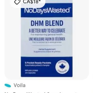 No Days Wasted DHM Blend 5 Packets
