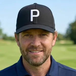 Puma Black Baseball Cap with P Logo