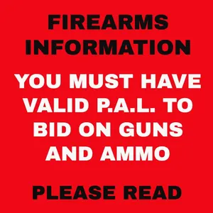 IMPORTANT AUCTION INFORMATION FOR FIREARMS AND AMMUNITION