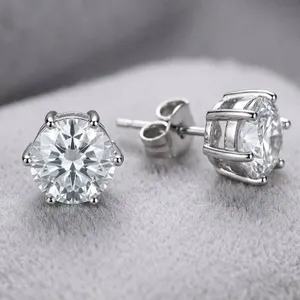 $1975.00 - 4.00 CT TW GRA CERTIFIED ROUND BRILLIANT CUT STUD EARRINGS