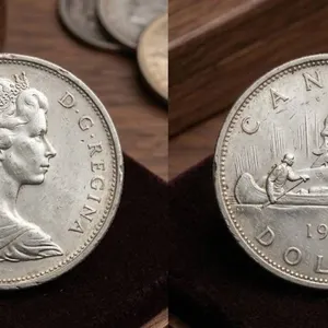 1966 Canadian 50 Cents Silver Coin