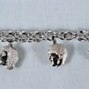 Vintage Sterling Silver Charm Bracelet