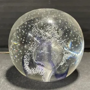 Art Glass Paperweight - Maker on Bottom