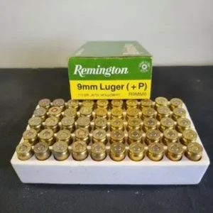 Remington 9mm Luger (+P) Box & 50 Mixed Rounds