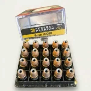 Federal Premium 9mm Luger Hydra-Shok Ammo