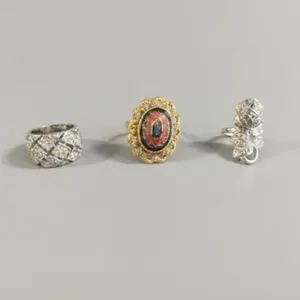 Trio of Vintage Rings incl. Sarah Coventry