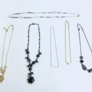 Assorted Fashion & Costume Necklaces - 6 Pcs